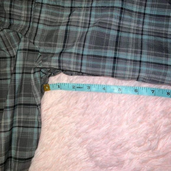 G.H. Bass Mens Gray Plaid Long Sleeve Collared Outdoor Button Up Shirt Sz Large - Picture 9 of 13